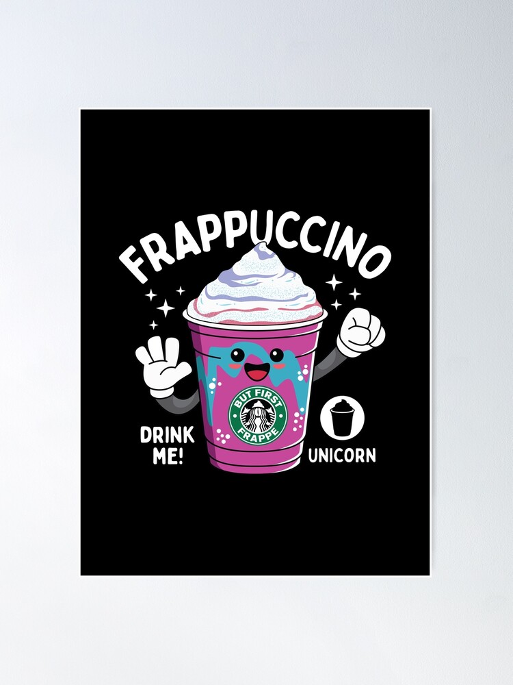 Unicorn Starbucks Sticker - Starbucks - Posters and Art Prints