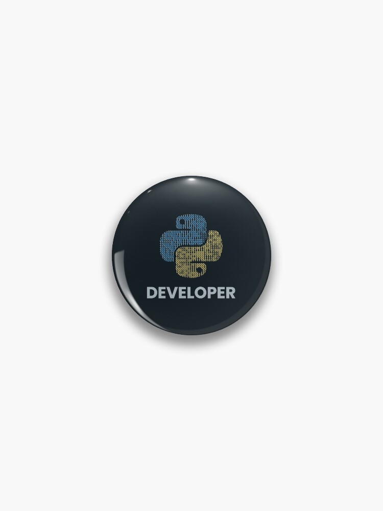 Thumbnail 1 of 3, Pin, Binary python developer designed and sold by rintosu.
