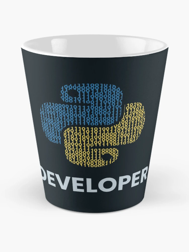 Thumbnail 2 of 4, Coffee Mug, Binary python developer designed and sold by rintosu.