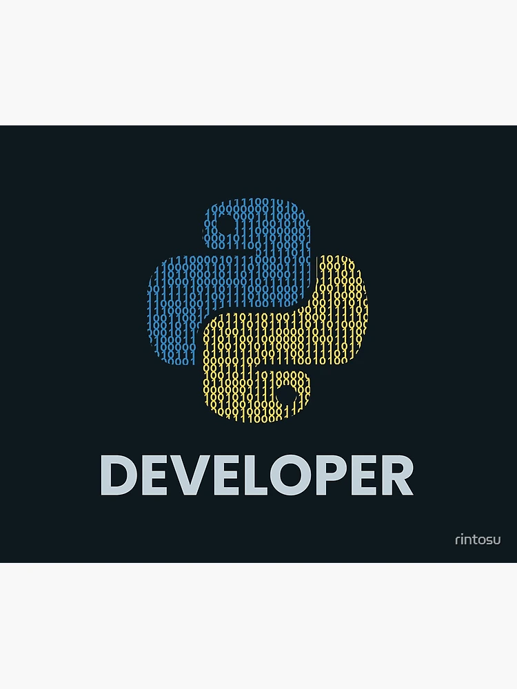 Thumbnail 5 of 5, Mouse Pad, Binary python developer designed and sold by rintosu.