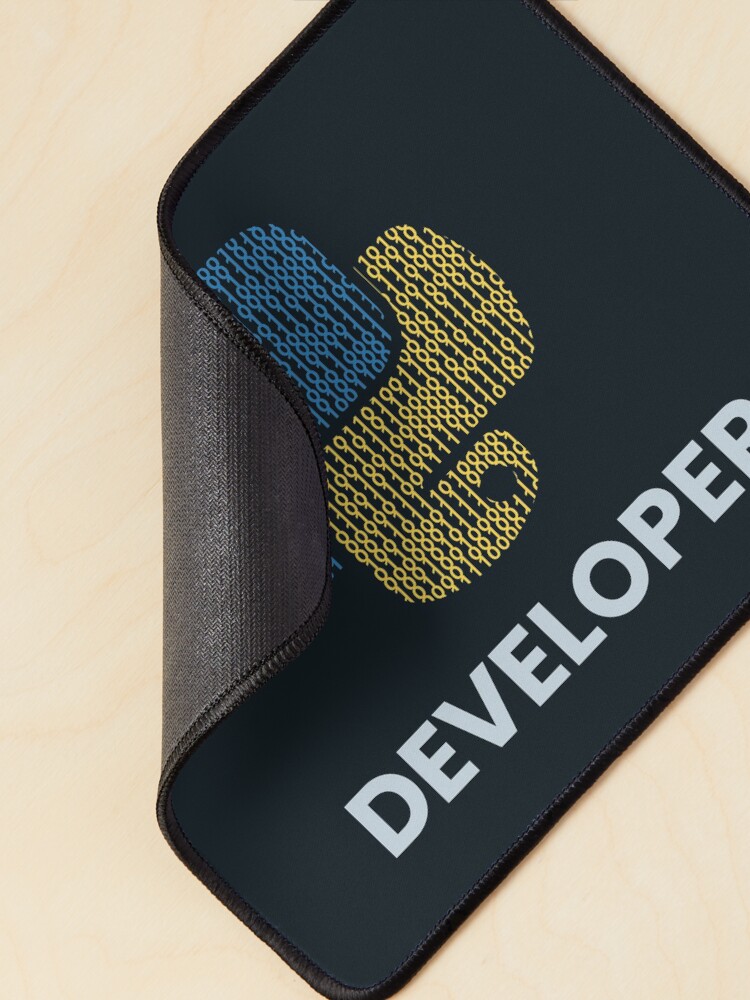 Thumbnail 2 of 5, Mouse Pad, Binary python developer designed and sold by rintosu.