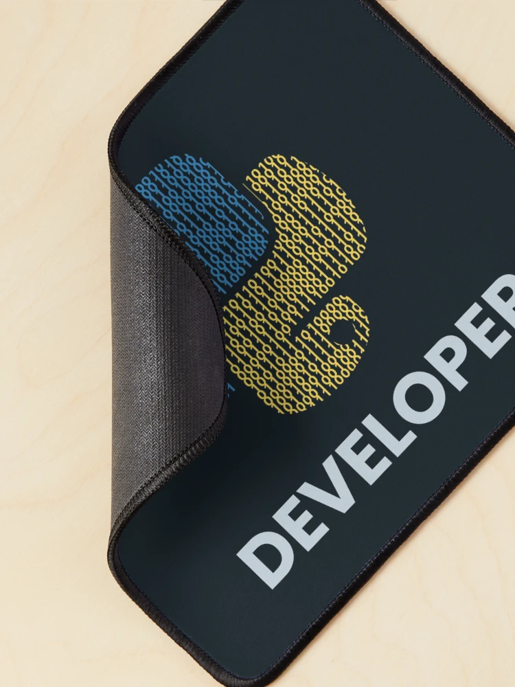 Thumbnail 2 of 5, Mouse Pad, Binary python developer designed and sold by rintosu.