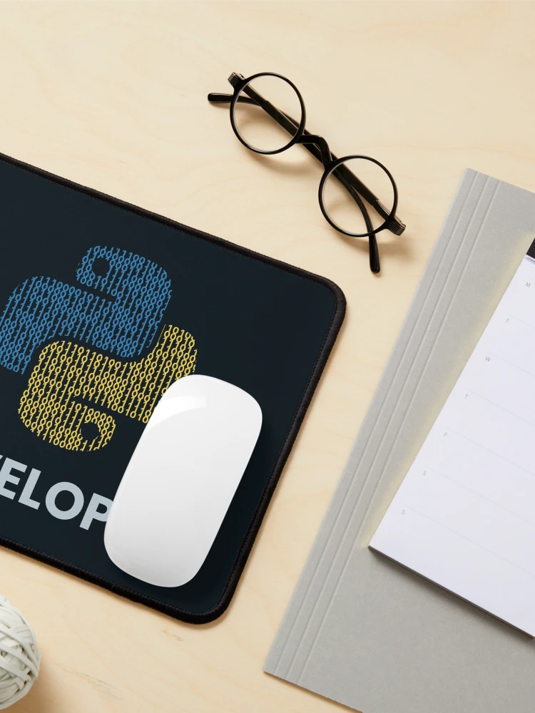 Thumbnail 3 of 5, Mouse Pad, Binary python developer designed and sold by rintosu.
