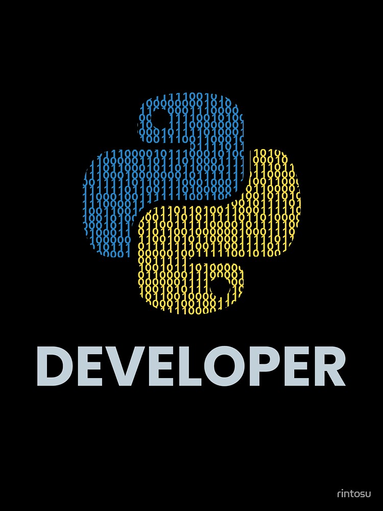 Thumbnail 7 of 7, Oversized T-Shirt, Binary python developer designed and sold by rintosu.