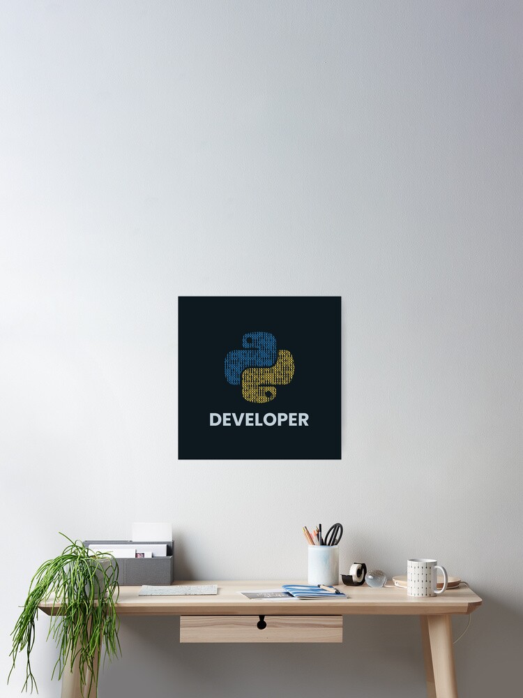 Thumbnail 2 of 3, Poster, Binary python developer designed and sold by rintosu.