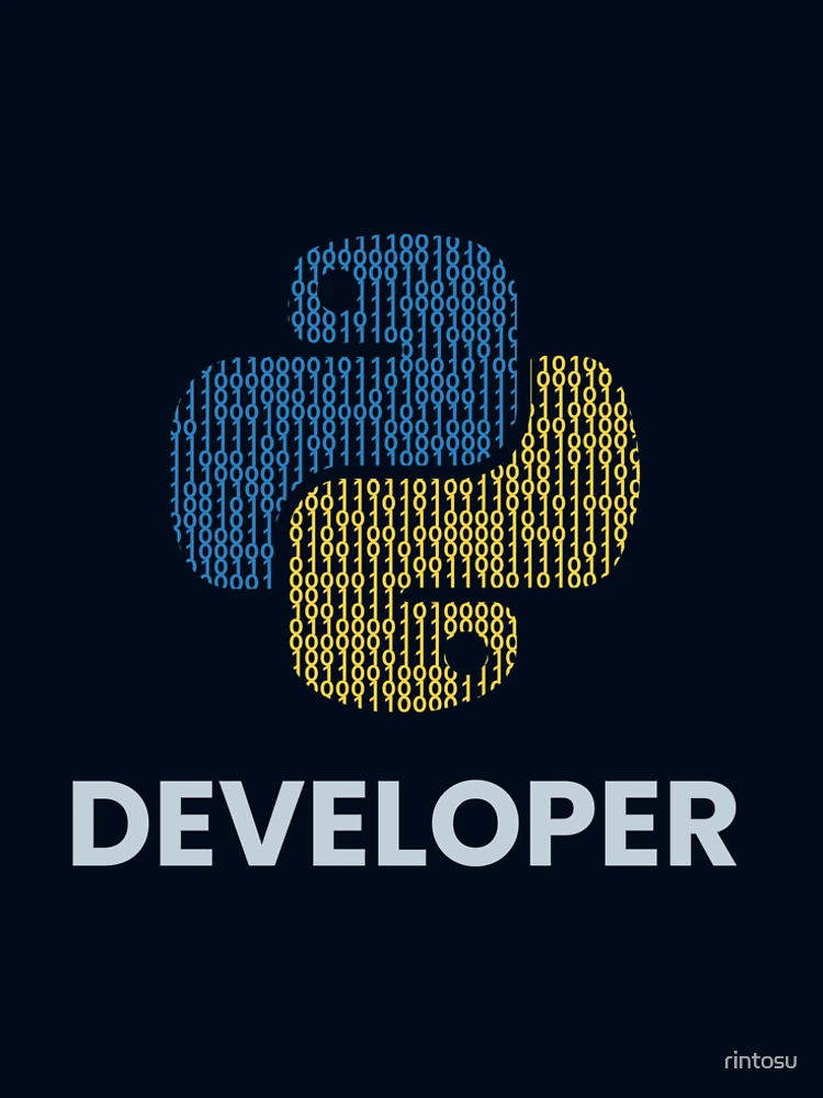Thumbnail 4 of 4, Premium T-Shirt, Binary python developer designed and sold by rintosu.