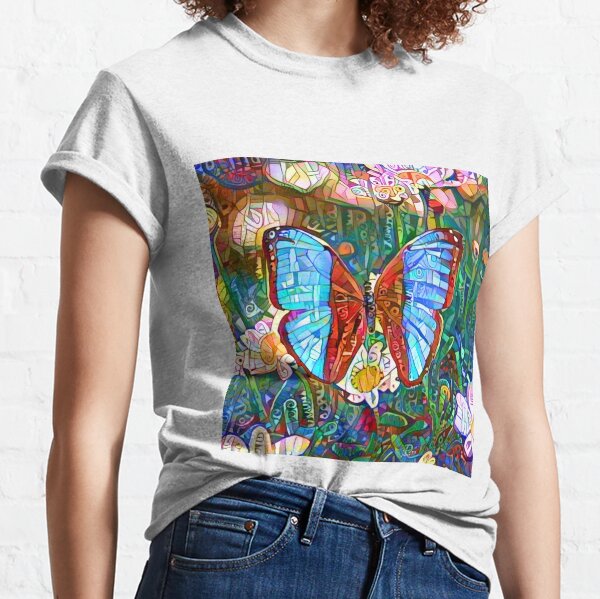 Blue Butterfly Classic T-Shirt