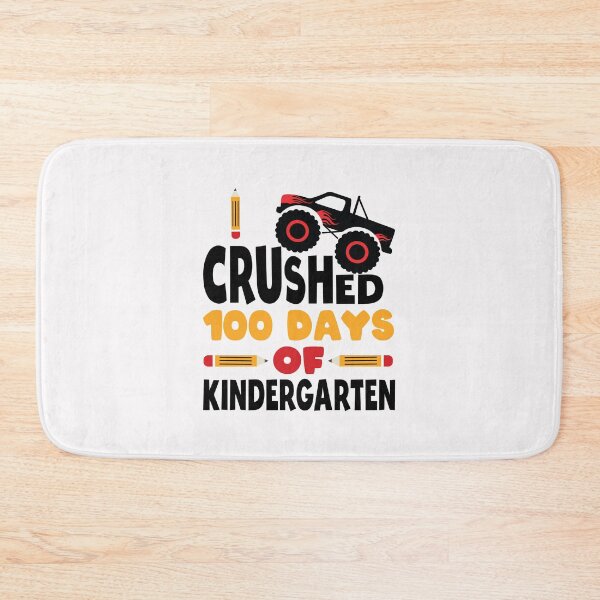 Item preview, I Crushed 100 Days Of Kindergarten 100 Days Of School Kinder Kids Boys Monster Truck designed and sold by clothesy7.