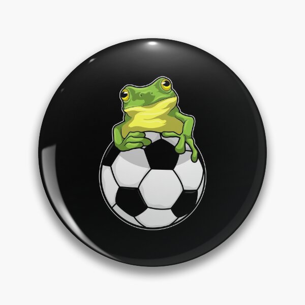 Item preview, Frog with Soccer ball designed and sold by Snabdesign84.