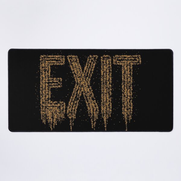 Item preview, Exit decoration text poster and t-shirt designed and sold by ougraz24.