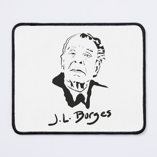 Item preview, Portrait of Jorge Luis Borges designed and sold by Emi Yañez.