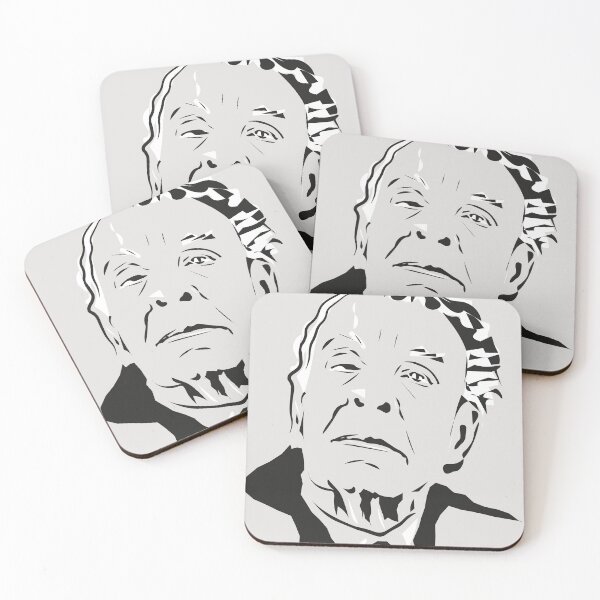 Item preview, Portrait of Jorge Luis Borges designed and sold by Emi Yañez.