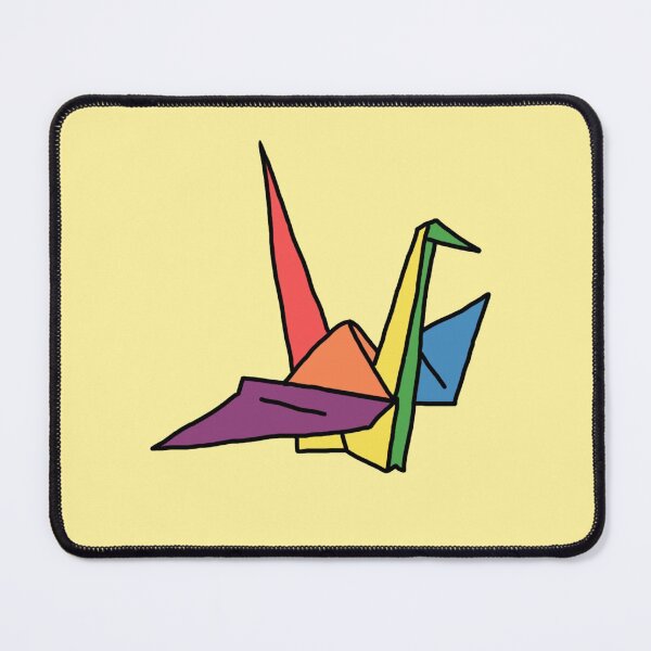Item preview, grulla de papel arcoiris designed and sold by andie-sun.