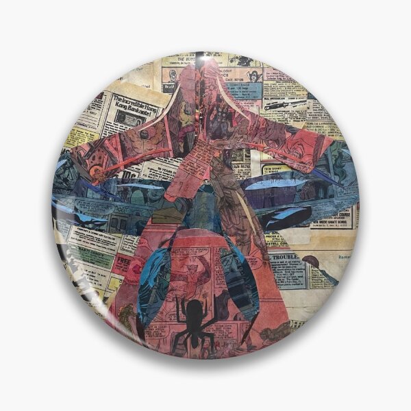 Item preview, Spider Man collage art designed and sold by Christopher Dragan DraganPopArt.