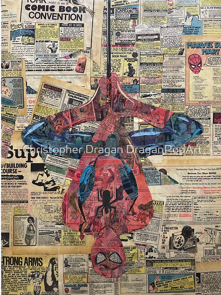 Spider Man collage art