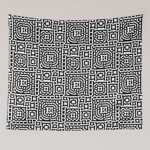 Item preview, Random Squares Reaction Diffusion Pattern designed and sold by American-Ancap.