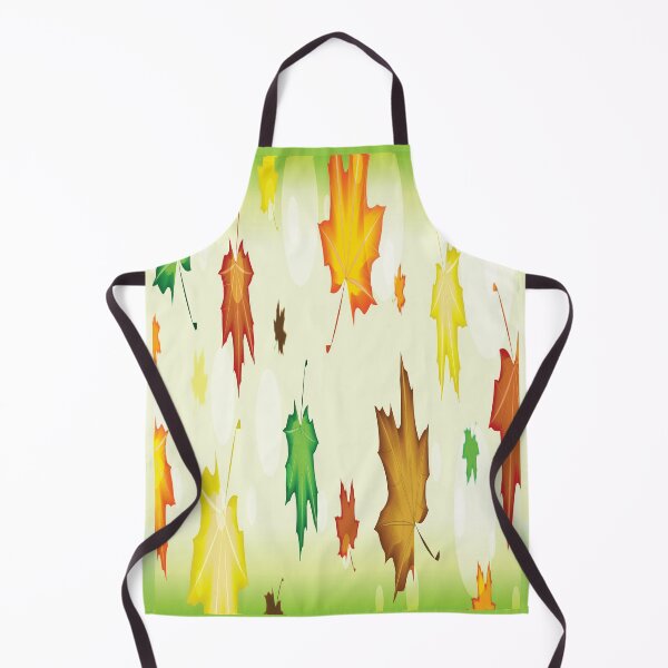 Item preview, The colorful of Maple leaves on the green background designed and sold by Figaro-17.
