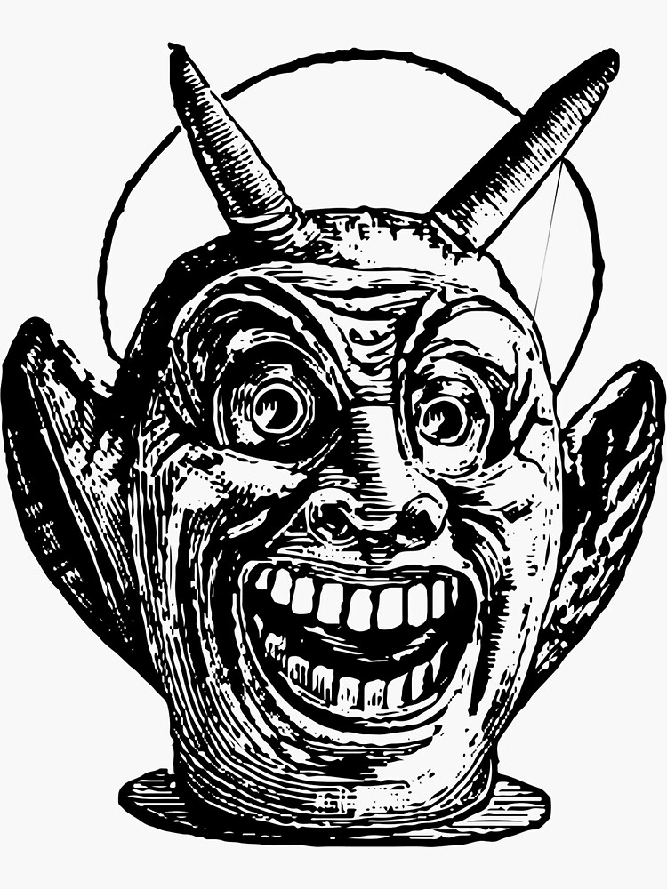 “Vintage Devil / Demon Halloween Illustration, Circa Early 1900s