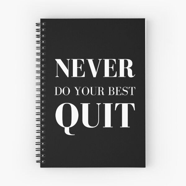 Item preview, Never do your best quit, Simple and Funny Design designed and sold by Abstract-Shop-0.