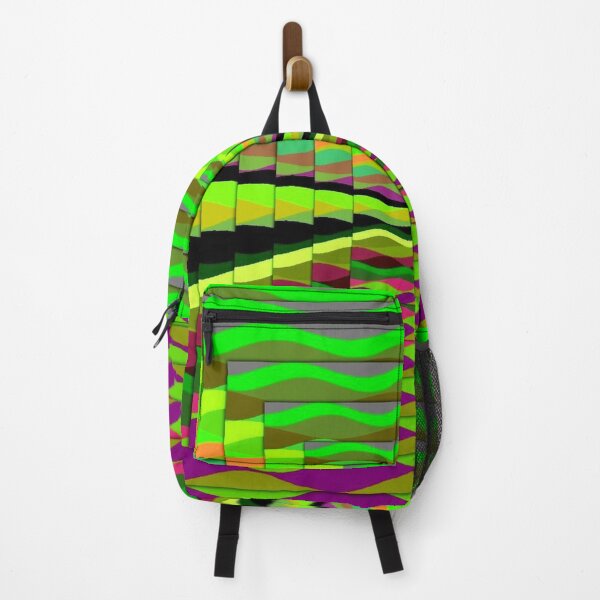 Item preview, Abstract Green & Purple Mirrored Fractal designed and sold by SXW Designs.