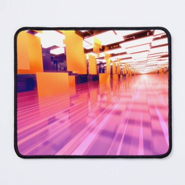 Item preview, Pink and Orange Tunnels Modern Digital Art designed and sold by Dr-Pen.