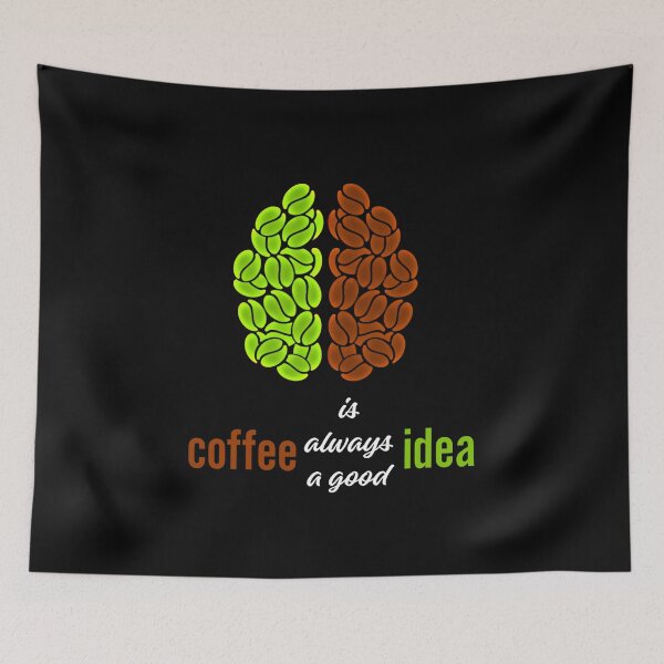 Item preview, coffee brain, brain, happy brain, bipolar, psychiatry designed and sold by doctors-apparel.