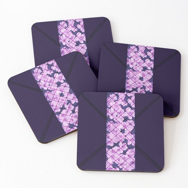 Item preview, IsKe - Fenced Blossoms in Violet designed and sold by IsadoreKennesi.