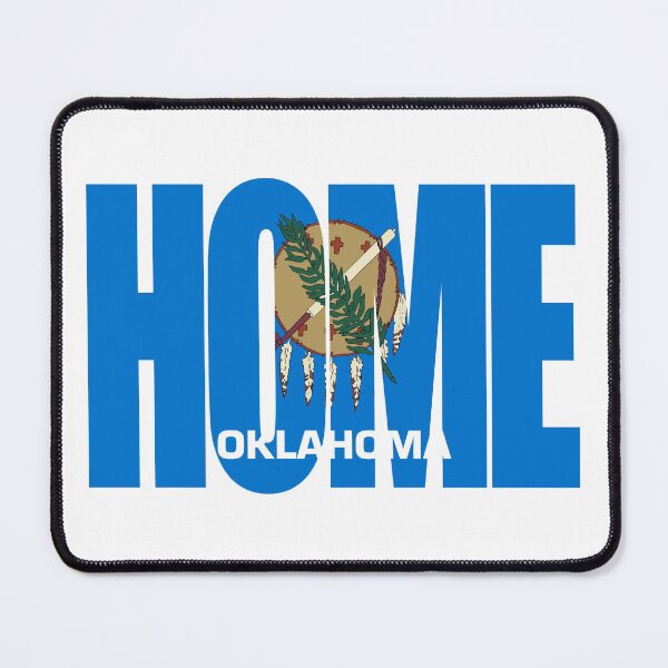 Item preview, Oklahoma Home - State Flag designed and sold by DonDota.