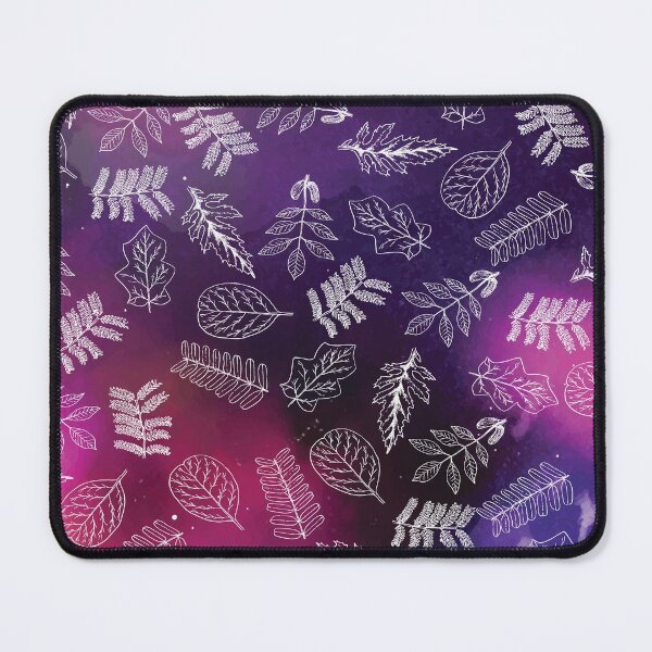 Item preview, Magical leaves purple pattern designed and sold by patternme.