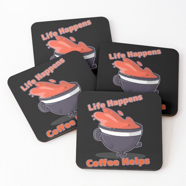 Item preview, life happens coffee  helps designed and sold by KawaiiKraze ..