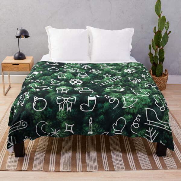Item preview, Christmas pattern, green pine trees designed and sold by patternme.