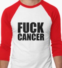 Fuck Cancer Men's Baseball ¾ T-Shirt