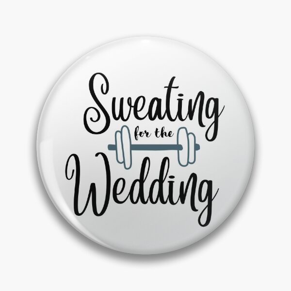 Item preview, SWEATING FOR THE WEDDING WITH BARBELL FOR BRIDE designed and sold by billionairebrnd.