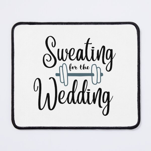 Item preview, SWEATING FOR THE WEDDING WITH BARBELL FOR BRIDE designed and sold by billionairebrnd.