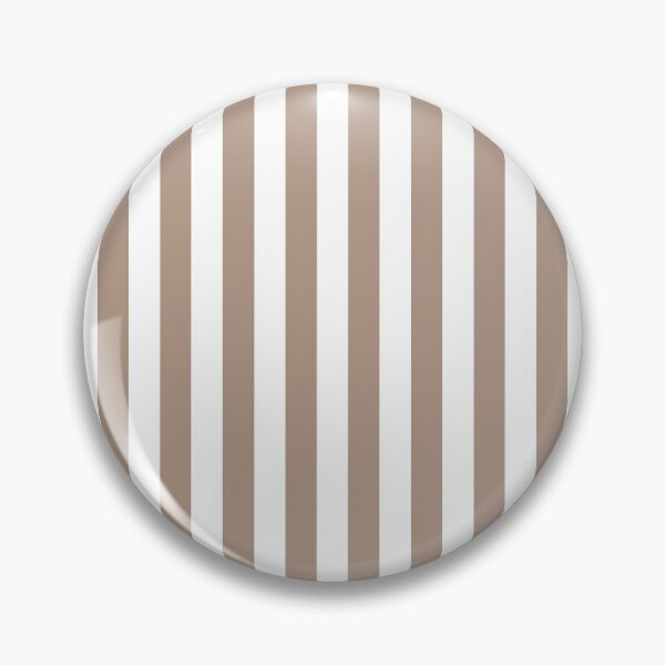 Item preview, Small WARM TAUPE and WHITE Vertical STRIPES designed and sold by RachelMacht.