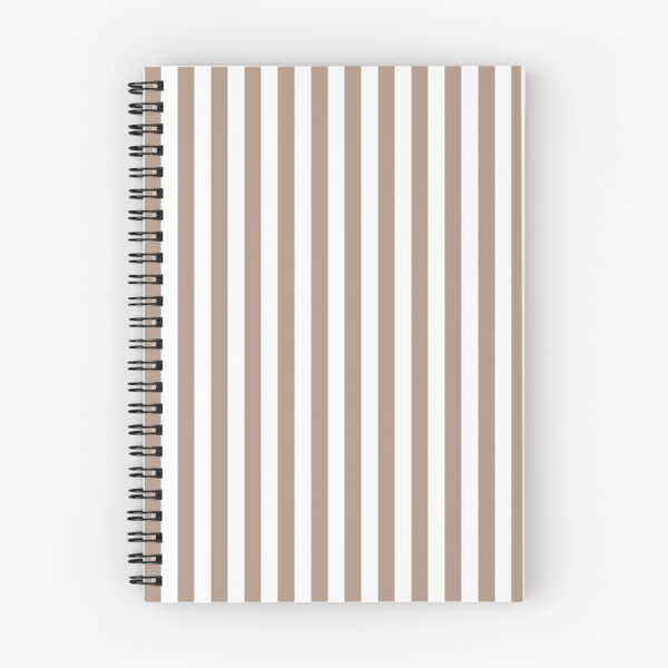 Item preview, Small WARM TAUPE and WHITE Vertical STRIPES designed and sold by RachelMacht.