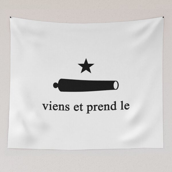 Item preview, Drapeau 'Venez le prendre' (French Come and Take It Flag) designed and sold by JonathanR1994.