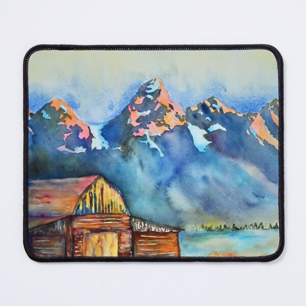 Aperçu de l'œuvre Moulton Barn Parc Grand Teton créée et vendue par DeborahFox.