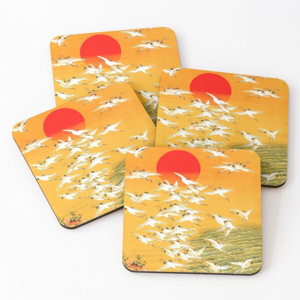 Item preview, Japanese Sunset with Birds designed and sold by cerenalkan.