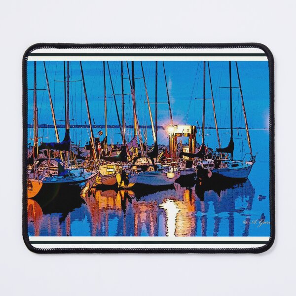 Item preview, Boats at Dusk designed and sold by AMacGPhilly.