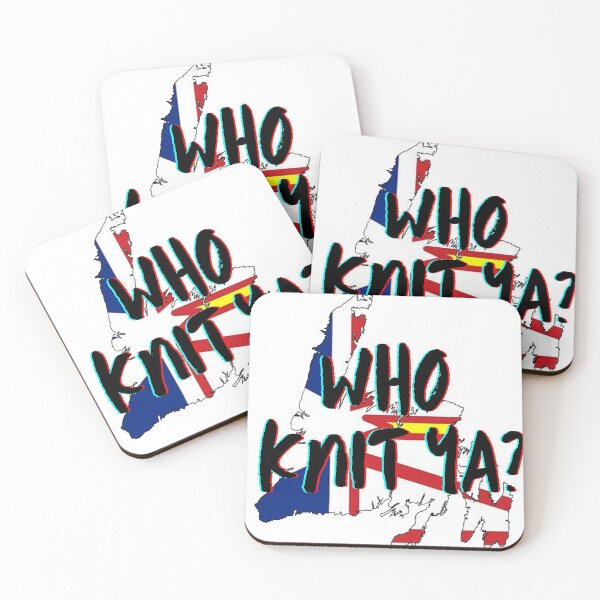 Item preview, Newfoundland Who Knit Ya? designed and sold by DepictionsEarth.