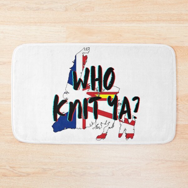 Item preview, Newfoundland Who Knit Ya? designed and sold by DepictionsEarth.