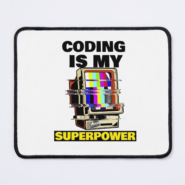 Item preview, CODING IS MY SUPERPOWER T-SHIRT/STICKER designed and sold by BestCoolStuff.