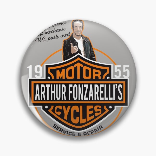 Item preview, Fonzie's Motor Shop designed and sold by Alema Art.