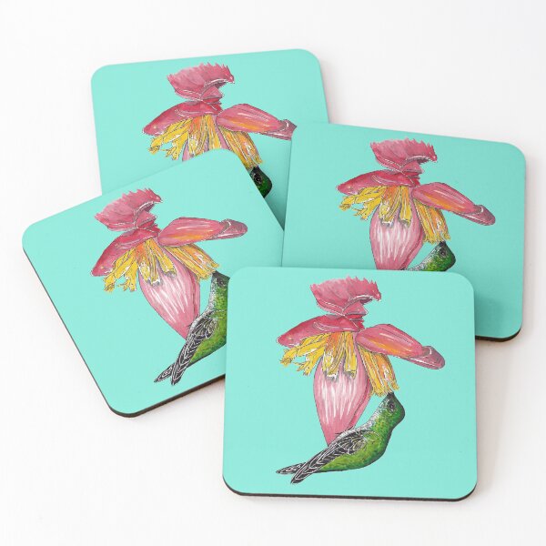 Item preview, Time To Feed Watercolor Hummingbird designed and sold by Dwayne Hamilton.