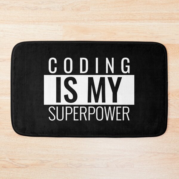 Item preview, CODING IS MY SUPERPOWER STICKER/T-SHIRT designed and sold by BestCoolStuff.