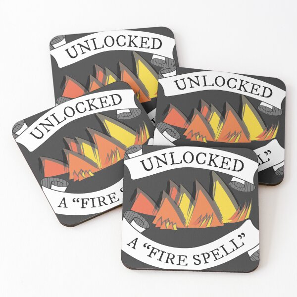 Item preview, Unlocked A Fire Spell!  designed and sold by TheDiamondRiot.