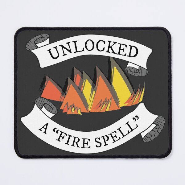 Item preview, Unlocked A Fire Spell!  designed and sold by TheDiamondRiot.