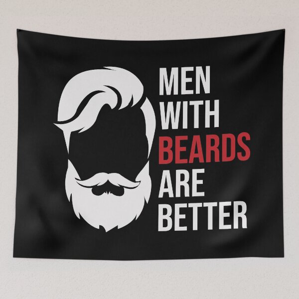 Item preview, Men With Beards Are Better designed and sold by Illustragrump.