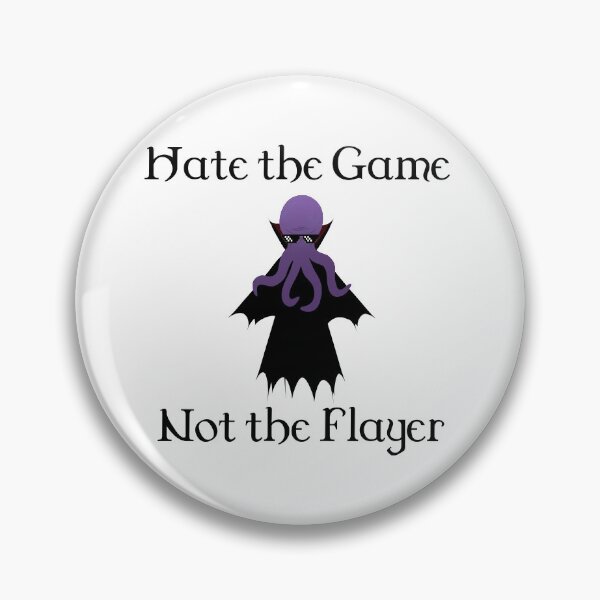 Item preview, Hate the Game Not the Flayer designed and sold by PatternTree.